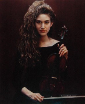 Wait for the Show Chinese Chen Yifei Oil Paintings
